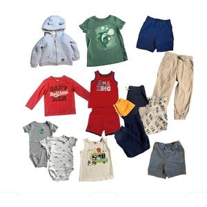 2T Boys Clothing Spring Summer Fall Bundle of 14 Pieces